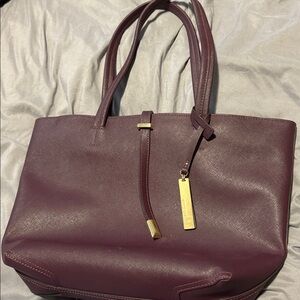 Vince Camuto Plum purse tote